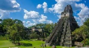 Scenic photo of tikal located within guatemala