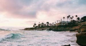 A scenic photo of a body of water located within San Diego.